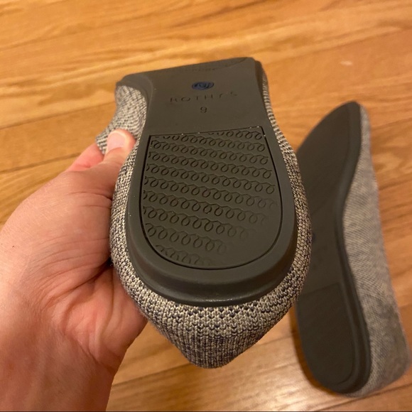 Rothy’s Taupe Heather Flats, sz 9 - Picture 6 of 9